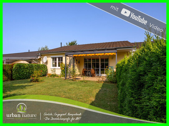 Charmanter Bungalow mit zwei Terrassen und grünem Gartenparadies in ruhiger Umgebung