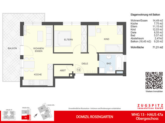 DOMIZIL ROSENGARTEN -3 Zi Wohnung -WHG13