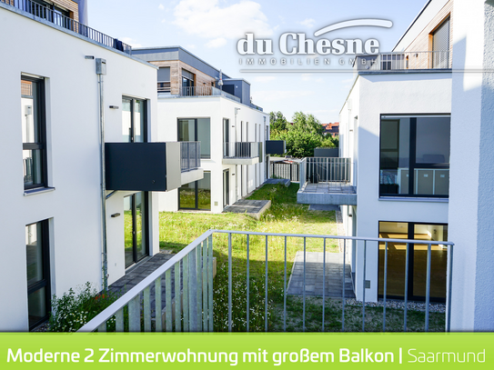 Lichtdurchflutete Neubauwohnung im 1. OG mit Balkon in Saarmund