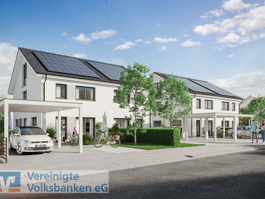 **DIE BELOHNUNG FÜR LANGES SUCHEN - HOCHWERTIGE NEUBAU DHH IN OHMENHAUSEN**