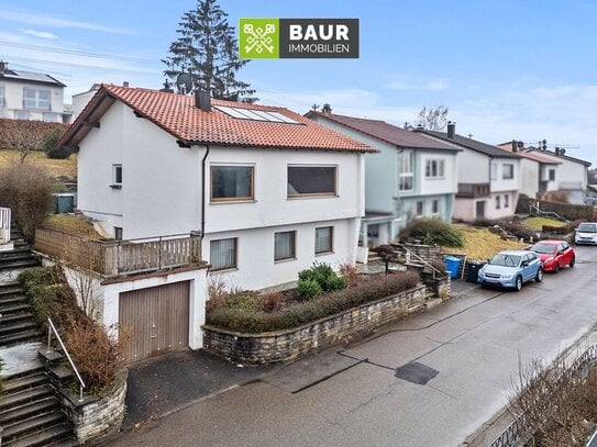 360° |Freistehendes Zweifamilienhaus in ruhiger und bevorzugter Hanglage von Burladingen