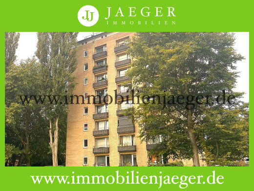 Bramfeld Nähe OTTO - ruhiges Hochhaus im 1.OG - Modernisiertes 1-Zimmer-Wohnung mit Balkon