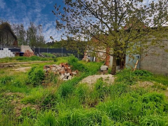 Kleines Grundstück mit Bodenplatte: viele Möglichkeiten