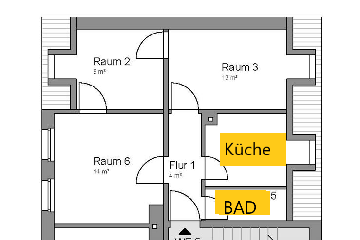                                                               3 Zi Wohnung ab 01.07. im 2. OG mit EBK und Stellplatz - Gebersdorf                                                       in Gebersdorf (Nürnberg)