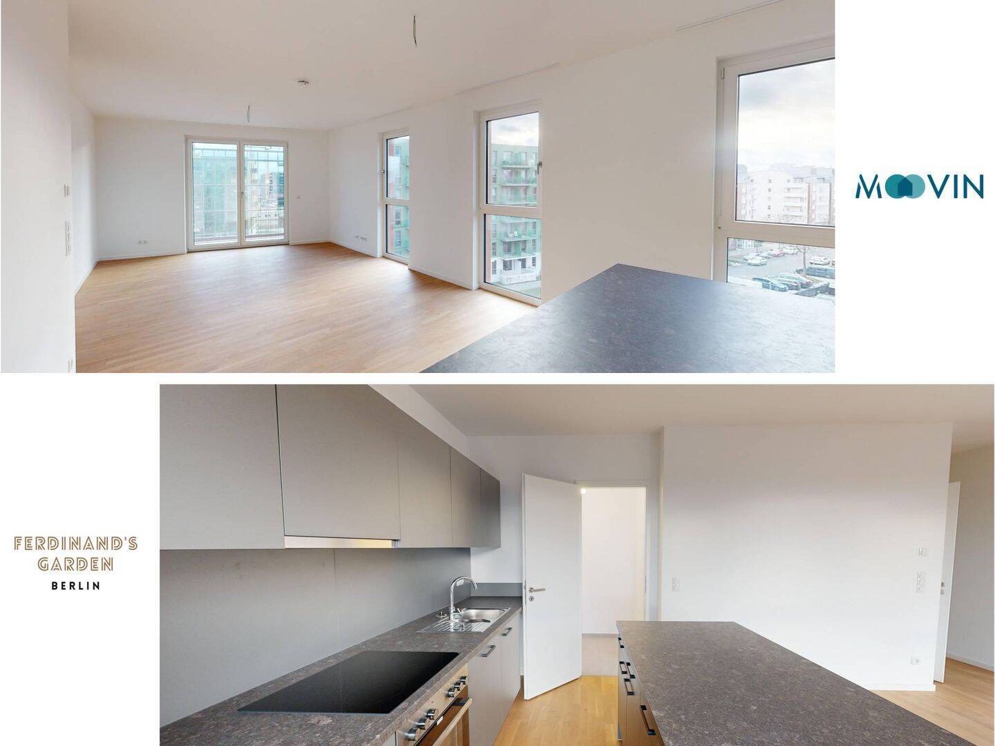 WOHNTRAUM: Moderne 3-Zimmer-Wohnung mit Balkon und EBK im Neubauquartier 'Ferdinands Garden' - Foto 1