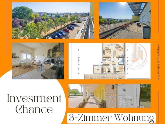 3-Zimmer Wohnung mit Dachterrasse und Aufzug in Magdeburg -Panorama trifft Rendite