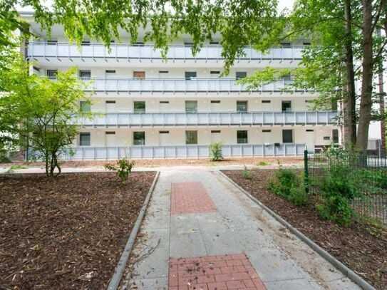 1 Zimmerwohnung mit Terrasse und Vollbad, Nähe Harburger Außenmühle