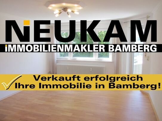 BAMBERG-OST-NÄHE BROSE: MODERNISIERTE 4-RAUM-WOHNUNG MIT BALKON FÜR 279.000,-EURO