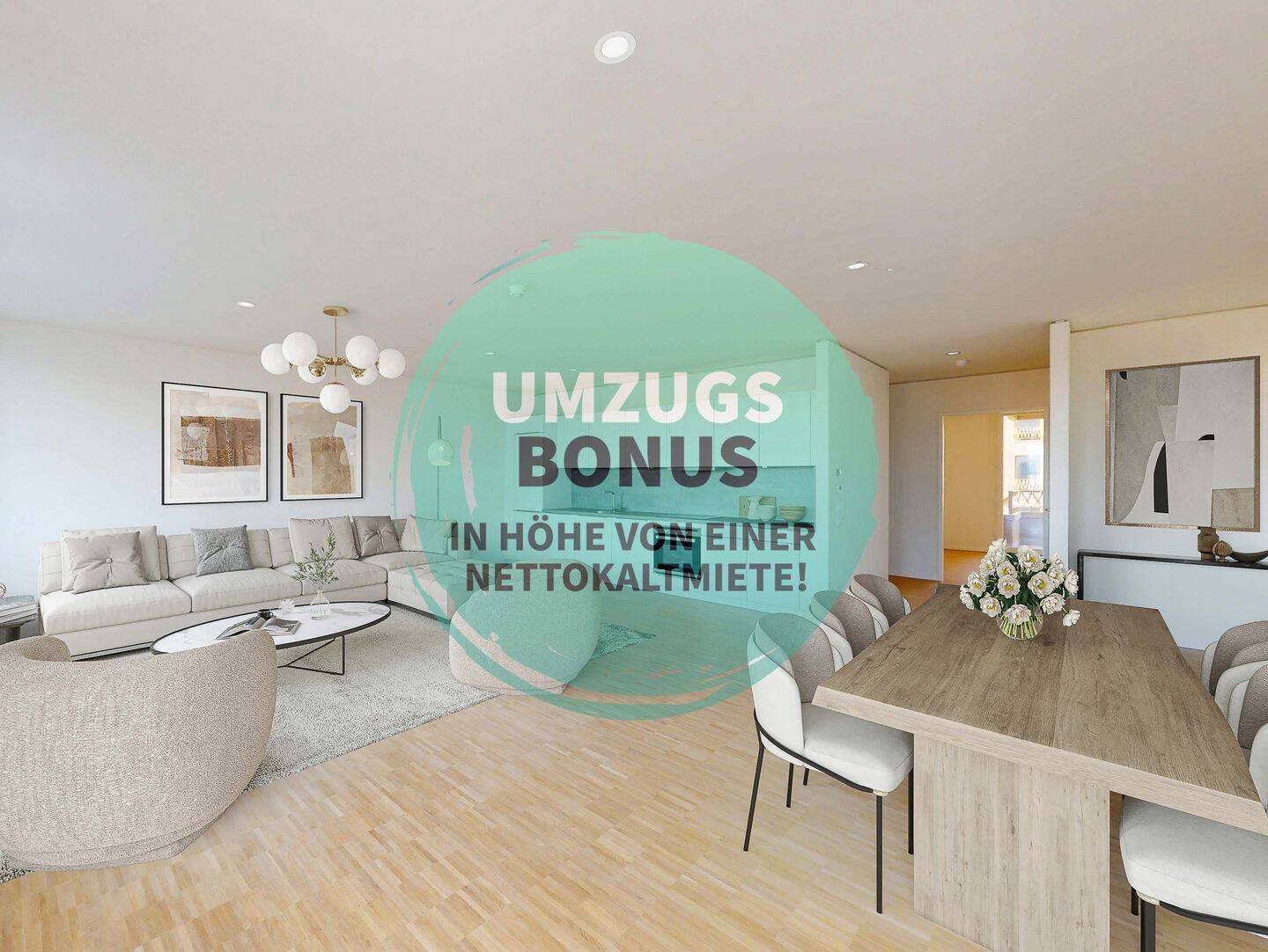Sky High Living - Exklusive 2-Zimmer-Wohnung mit Dachterrasse im Crown II - Photo 1