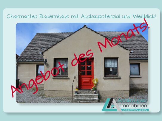 REDUZIERT!!! - Uckermark - Charmantes Bauernhaus mit Ausbaupotenzial und Weitblick!