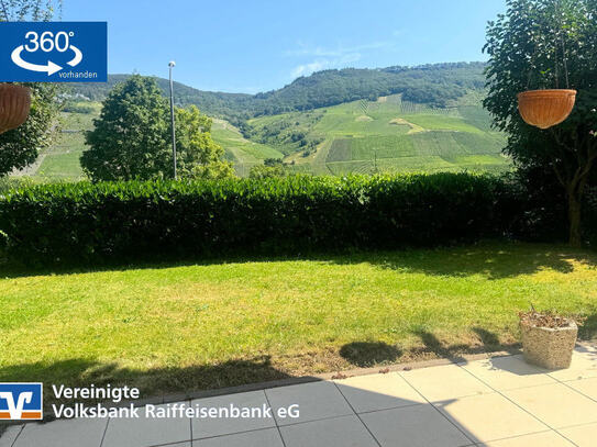 Erdgeschosswohnung mit Garten und Blick auf die Weinberge