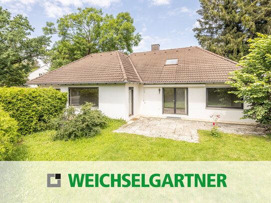 Einfamilienhaus-Bungalow mit schönem Südgarten (5 Gehminuten zur S-Bahn)