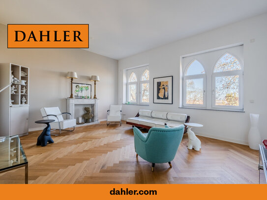 Living with a view, exclusive three-room oasis on Potsdam's Brauhausberg