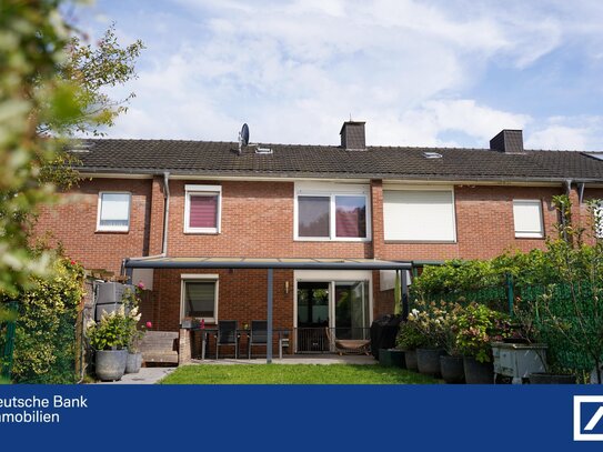 Charmantes Reihenmittelhaus in Wesel-Flüren mit Garten und Garage