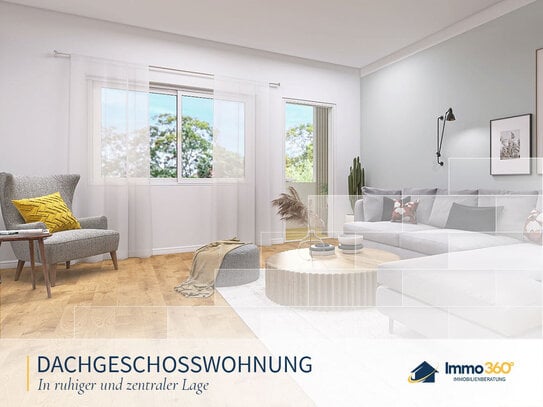 Bezugsfreie Dachgeschosswohnung mit Süd-Balkon