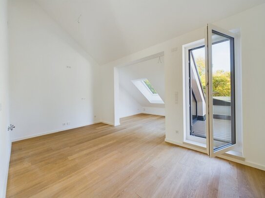 Exklusive Dachgeschoss-Wohnung mit Loggia - Passivhaus - Erstbezug / kein Fertigstellungsrisiko