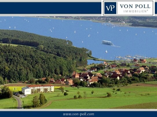 Rarität am Großen Brombachsee: Reduzierte Ferienwohnung mit Terrasse und Panoramablick