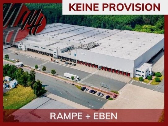 KEINE PROVISION - SCHNELL VERFÜGBAR - Rampe + eben - Lager-/Logistik (23.000 m²) & Büro (1.000 m²)