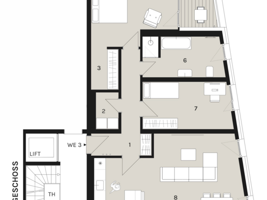 SAALEKASKADEN// NEUBAU// MAI 2025// WE3// 3 RÄUME// ERSTBEZUG!