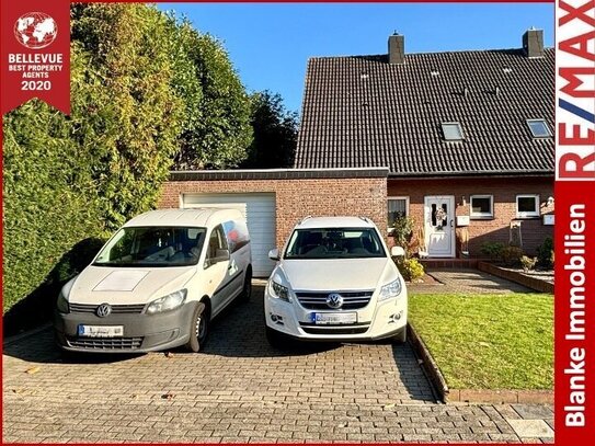 * Haushälfte * Untenende * Sackgassenlage * zentral aber ruhig * Garage * Terrasse * Garten *