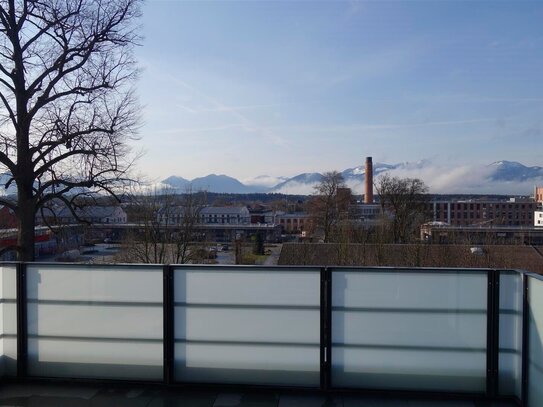 Modernes 4-Zimmer Penthouse mit Bergblick