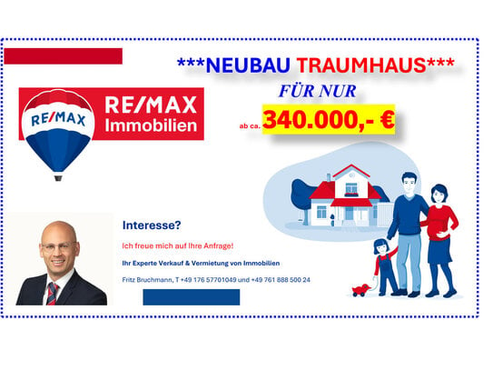 HAMMER! ***NEUBAU TRAUMHAUS*** für nur ca. 340.000,- € KOMPLETTPREIS