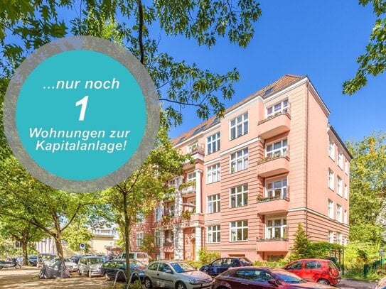 Grüne Oase in Steglitz - vermietete 4-Zi.-Altbauwohnung als KAPITALANLAGE