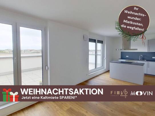 ***WEIHNACHTSAKTION: Sparen Sie eine Kaltmiete! Exklusive Penthouse Wohnung mit Einbauküche in Mannheim***