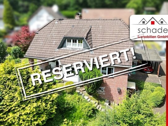 SCHADE IMMOBILIEN - RESERVIERT! Tolles Einfamilienhaus in grüner Waldrandlage von Werdohl!