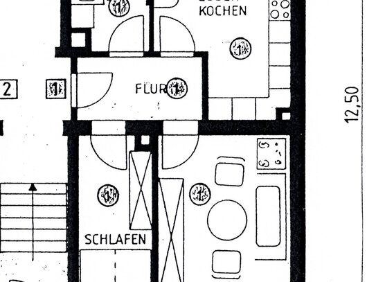 frisch NEU renoviert - große Wohnküche 2,5-Zimmer Anger-Reudnitz Balkon Hochparterre Aussenjalousien strassenseitig kur…