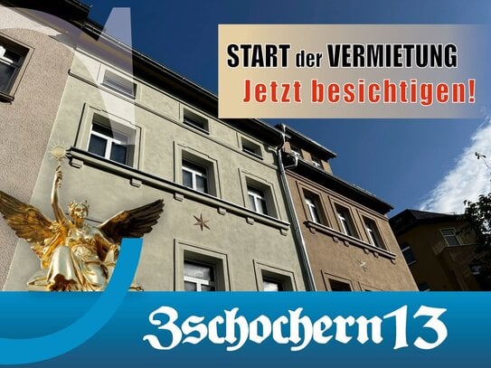 Bürgerhaus «Zschochern13» | 4-Raum-Appartment mit Galerie, IT-Paket & Balkon | +++ ERSTBEZUG +++