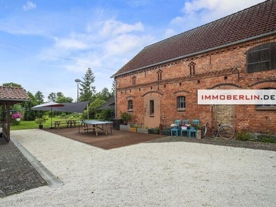 IMMOBERLIN.DE - Idyllisches Wassergrundstück mit Wohn-/Gewerbeanwesen an der Spree