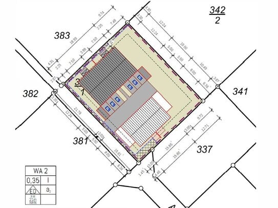 Provisionsfrei - Baugrundstück mit Genehmigung für Doppel- und 4-Familienhaus in zentralem Wiesmoorer Wohngebiet