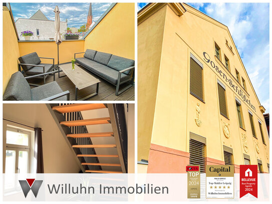 Moderne Galeriewohnung | Fußbodenheizung | Tageslichtbad | große Dachterrasse | Stellplatz