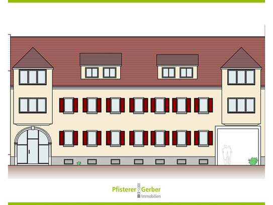 TOP-Renditeobjekt mit 16 Wohneinheiten (KfW 75 und 85 Standard) und Bauplatz für 8-9 Wohneinheiten