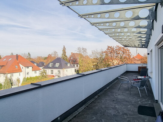 Gemütliche 2-Zimmer-Wohnung mit gr. Dachterrasse in Obermenzing