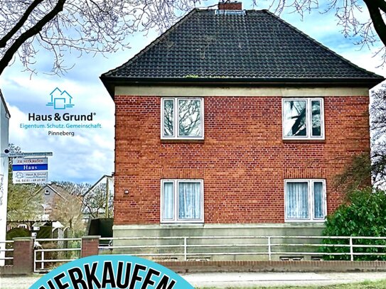 Ihr Neustart 2024! Einfamilienhaus mit Potenzial! Zentrale Lage in Pinneberg mit 713 m2 Grundstück