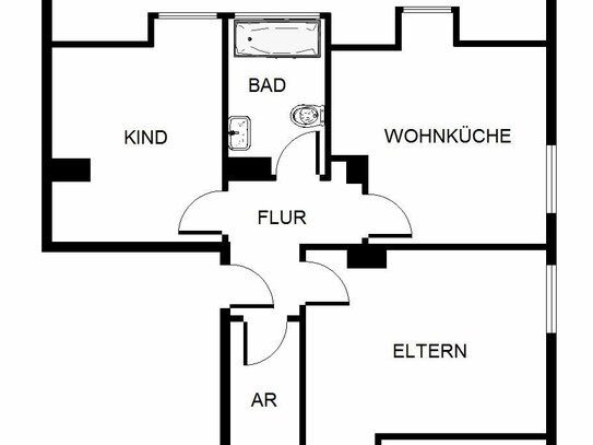 Demnächst frei! 2-Zimmer-Wohnung in Bergkamen City