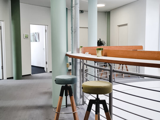 helles bezugsfertiges Private Office im Coworking Space - All-in-Miete