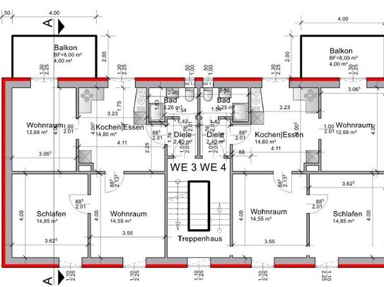 ruhig gelegene 3 Zimmer Wohnung in Brackwede mit Balkon