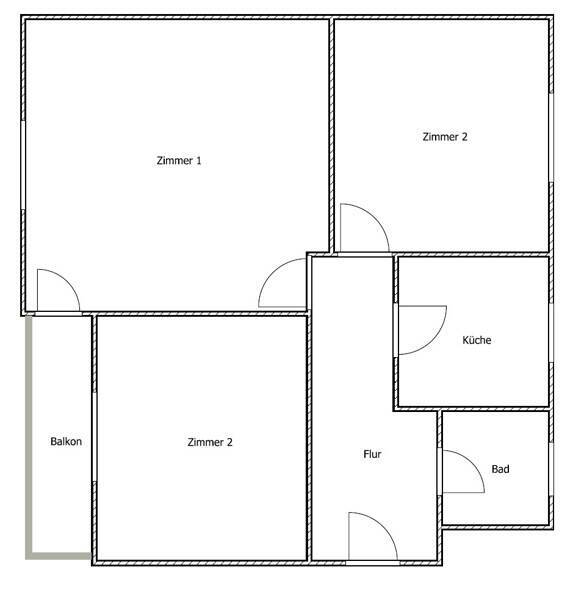 Preisgünstige 3-Zimmer-Wohnung - Photo 1