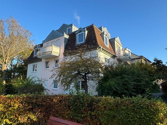 2 Raum Wohnung mit Balkon und Gartennutzung nahe der Elbe