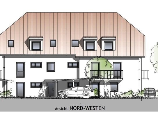 Hohenwart! 3-ZKB Obergeschoss-Whg. mit 9 m² Süd-/West-Balkon, Fußbodenheizung, elektrische Rollläden, Videosprechanlage…