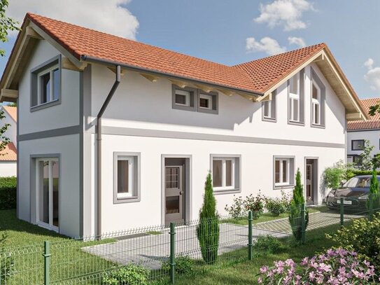 Ihr kleines Stadthaus in Bad Tölz: Attraktives Neubau-Juwel mit großem Garten - "Haus im Haus"