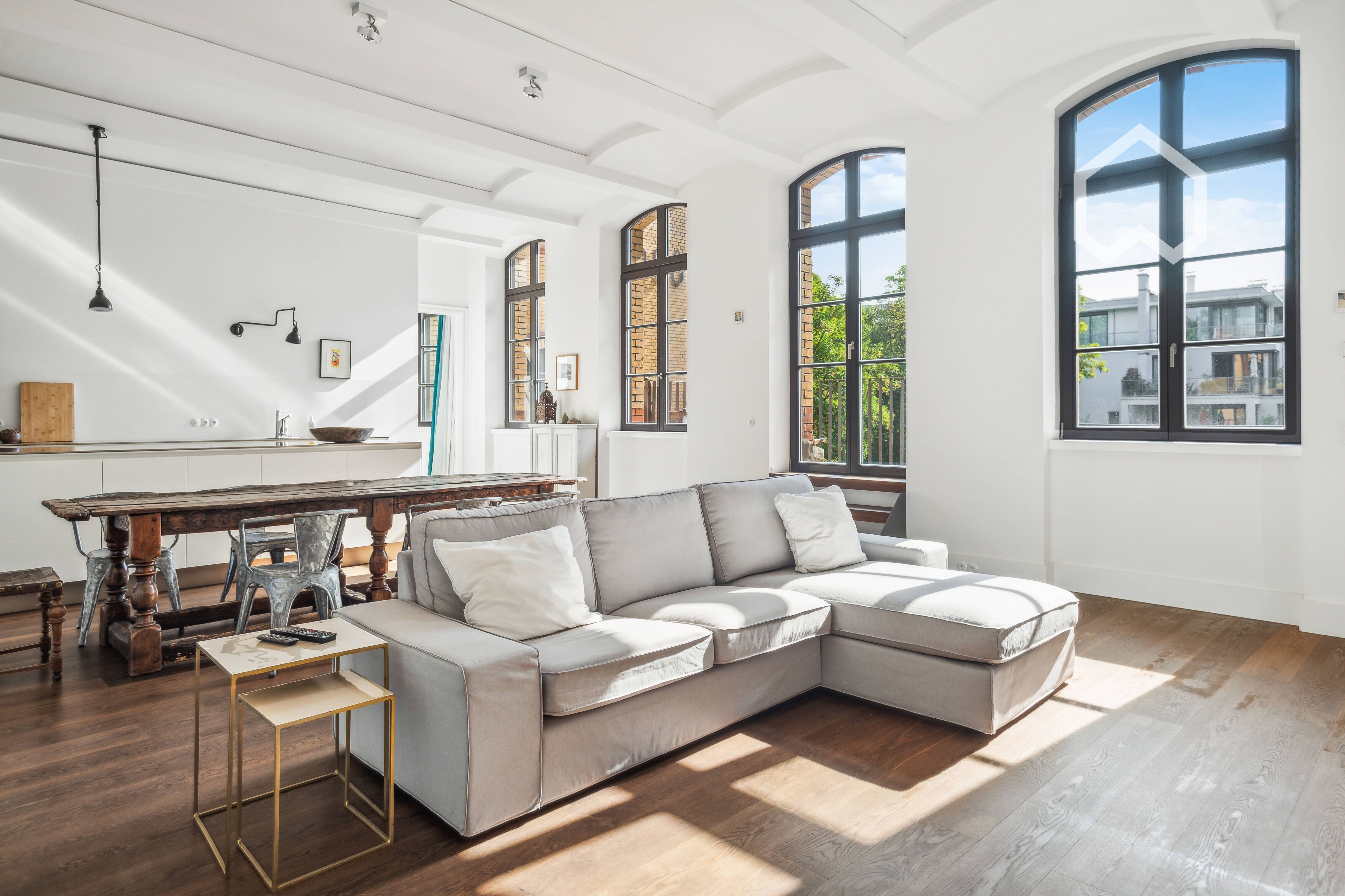 Stilvolles ruhig gelegenes Loft in denkmalgeschütztem Fabrikgebäude (Mitte) - Photo 1