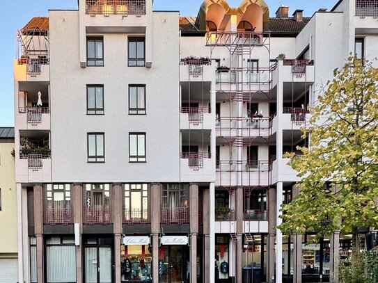 Modernisierte 2-Zimmerwohnung in direkter Citylage mit Balkon!