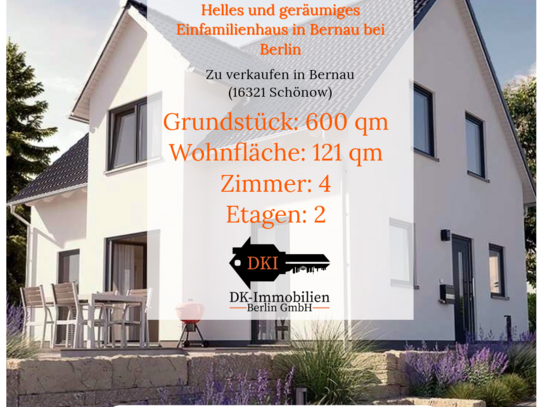 Helles und geräumiges Einfamilienhaus in Bernau bei Berlin