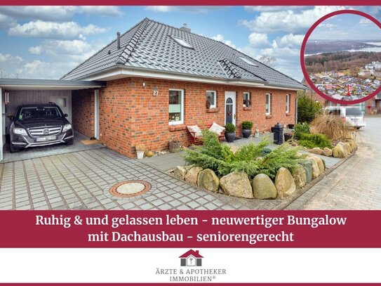 Ruhig & und gelassen leben - neuwertiger Bungalow mit Dachausbau - seniorengerecht