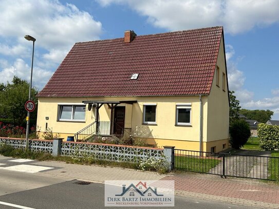 Einfamilienhaus mit viel Potenzial in Wickendorf am Schweriner See.