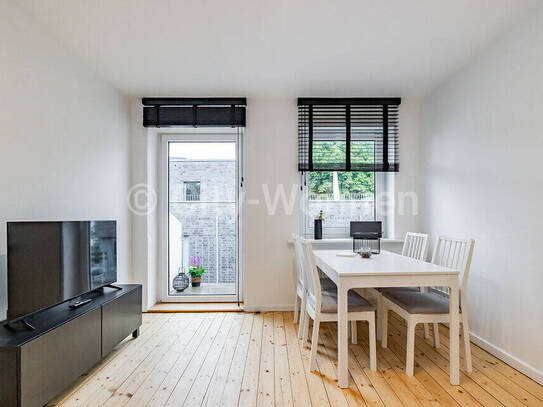Möblierte 2-Zimmer Wohnung mit Balkon in Hamburg-Eppendorf